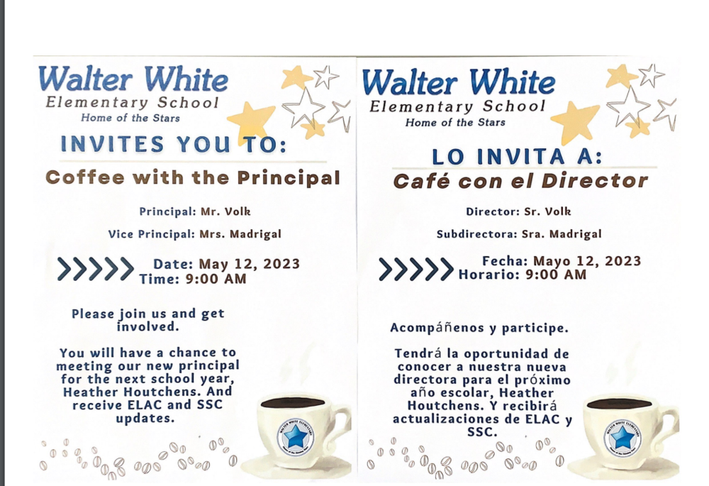  Coffee with the Principal 