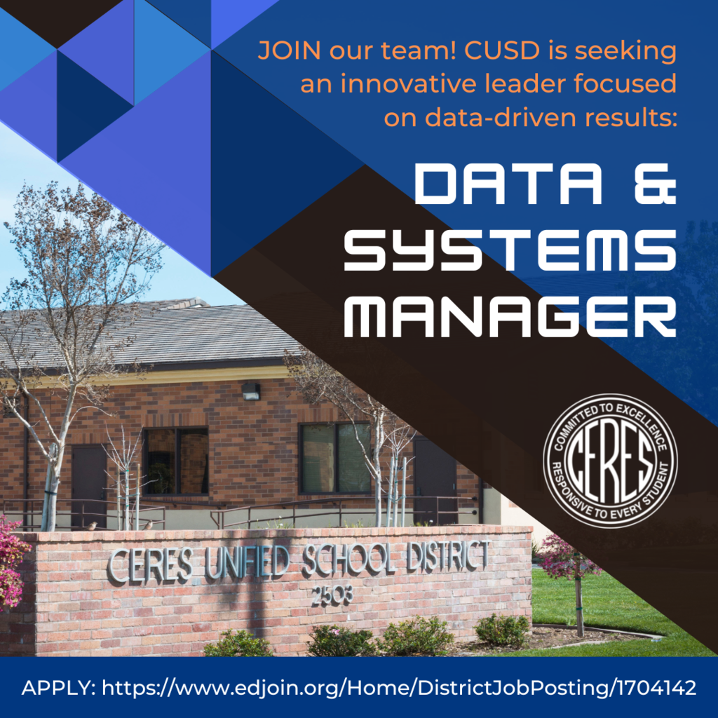 Hiring Graphic Data and Systems Manager