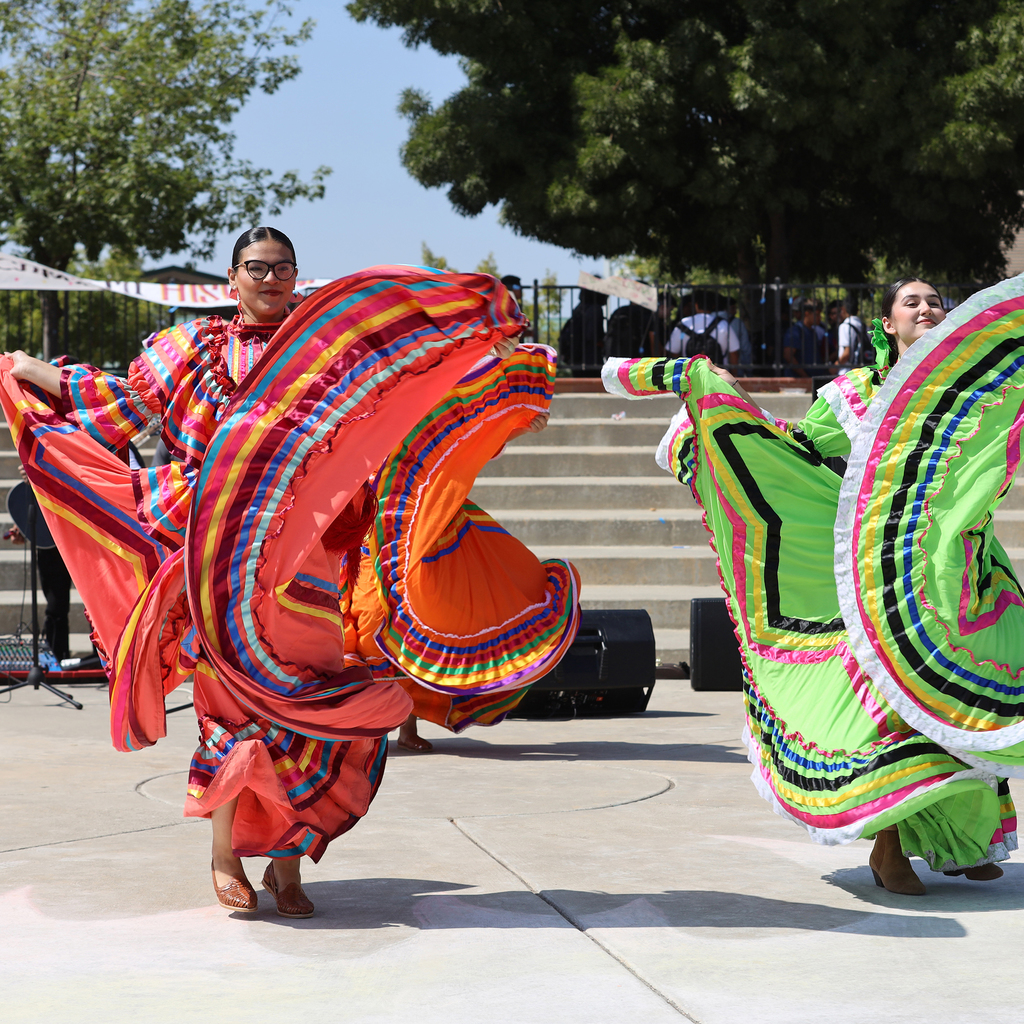 Dancers perform baile folklorico